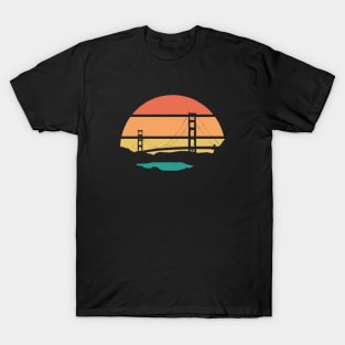 Golden Gate Bridge Sunset T-Shirt